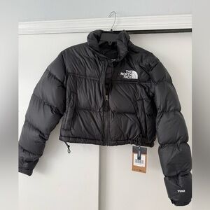 The Northface Women’s Nuptse Short Jacket Black - Small NWT